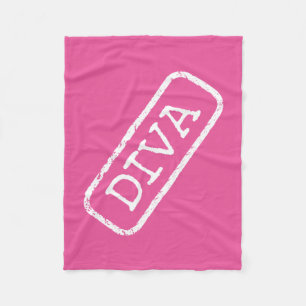 "DIVA" Fleece Blankets