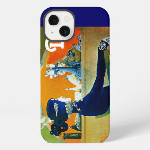 DIVA IN BLUE ,BEAUTY FASHION MONOGRAM iPhone 13 CASE