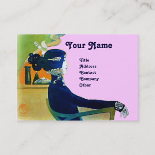 DIVA IN BLUE MONOGRAM Beauty Salon ,Makeup Artist Business Card