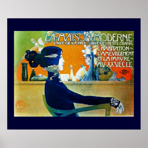 DIVA IN BLUE POSTER