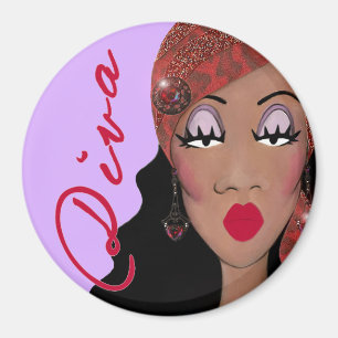 "DIVA is a four letter word..."  magnet