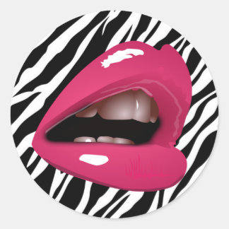 DIVA Lips Collection Classic Round Sticker