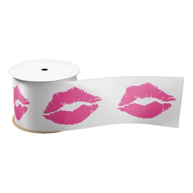 "Diva Lips" Satin Ribbon (Spool)