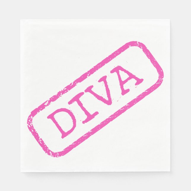 "DIVA" NAPKIN (Front)