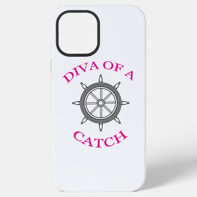 "Diva of a Catch"  iPhone Case (Back)