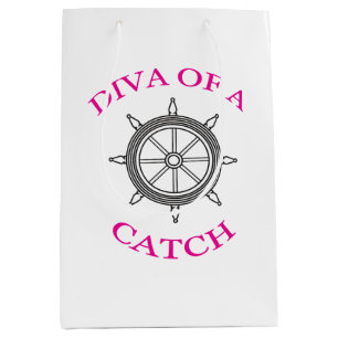 "Diva of a Catch” Medium Gift Bag