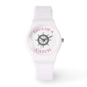 "Diva of a Catch" Nautical Wristwatch