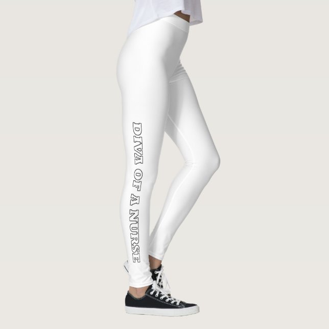 "DIVA of a Nurse" Leggings (Right)