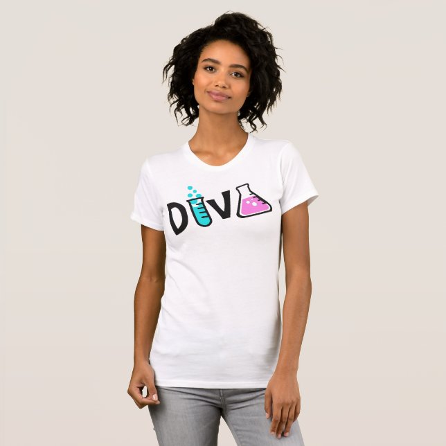 "DIVA of a Scientist" T-Shirt (Front Full)