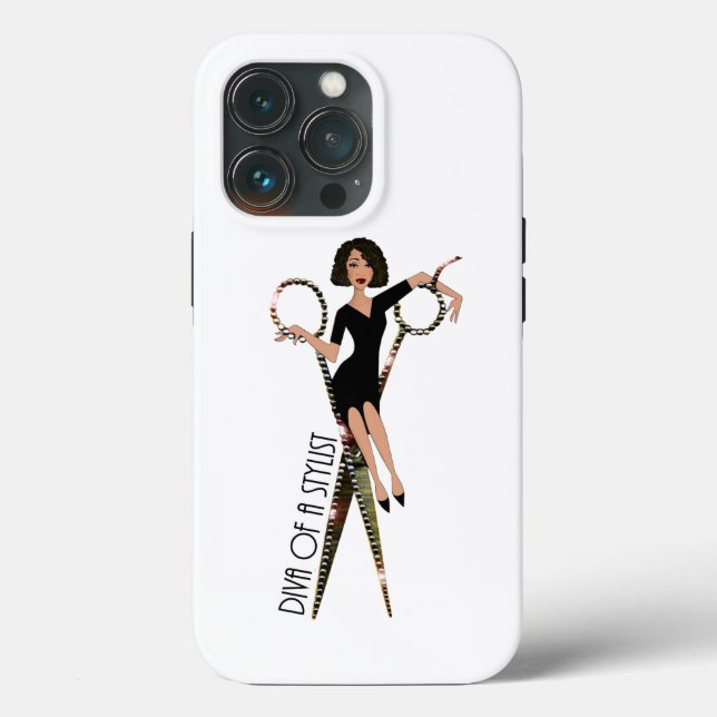Diva Of A Stylist (African American) Diva  Case-Mate iPhone Case (Back)