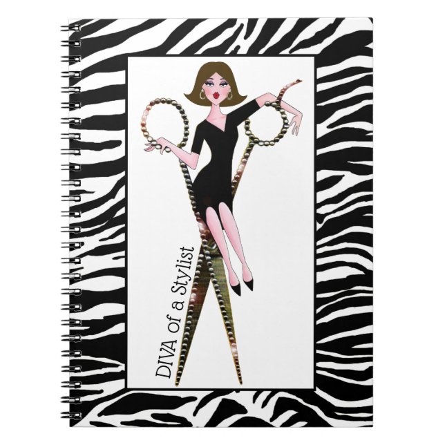 “Diva of a Stylist"  Notebooks (Front)