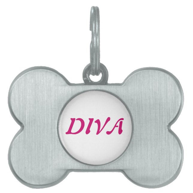 "DIVA" Pet Tag (Front)