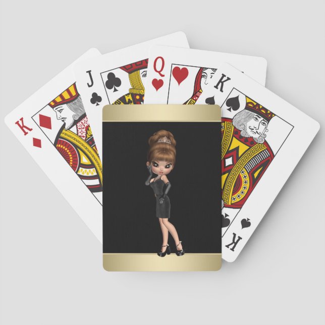 Diva Princess Playing Cards (Back)