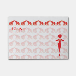 Diva Red Post it Notes
