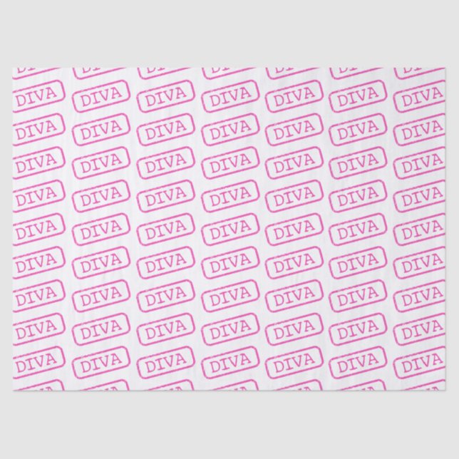 DIVA Stamped And Approved Tissue Paper (Front)