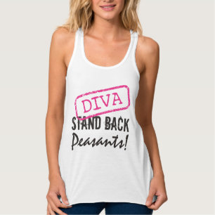 "DIVA - STAND BACK Peasants!" Singlet