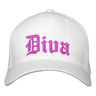 Diva White With Hot Pink Ladies Hat