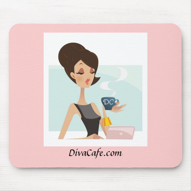 DivaCafe Mouse Pad (Front)
