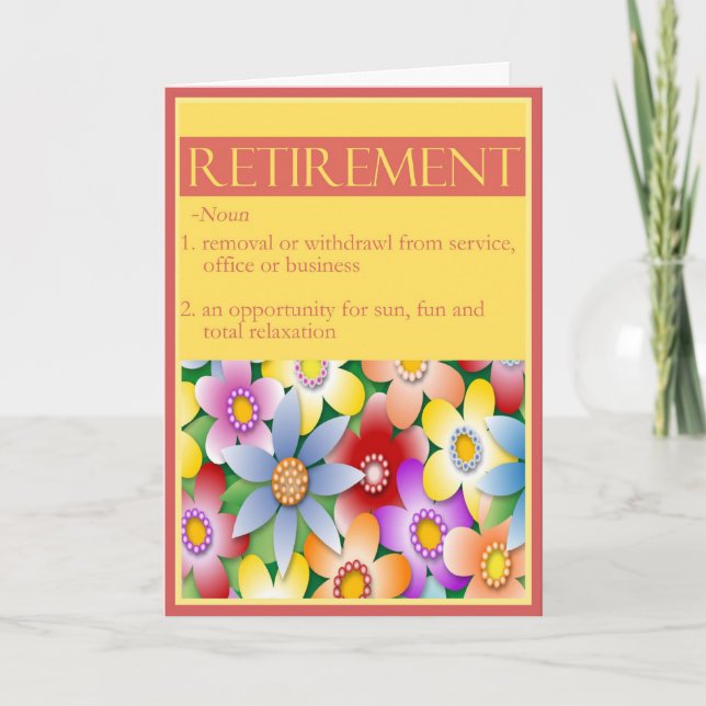 Diva's Congratulations on Your Retirement Card (Front)