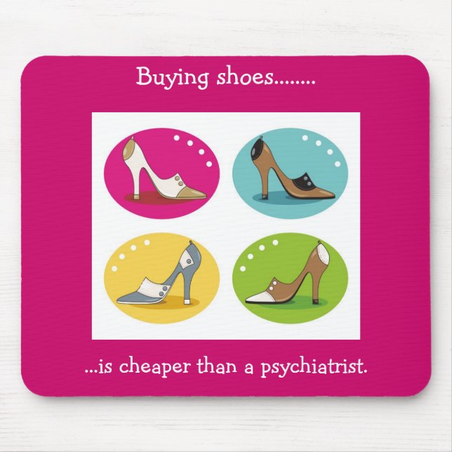Diva's Love Shoes Mousepad (Front)