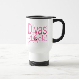 divas+rule gem+gemstone+sparkle+diamond+sparkling travel mug
