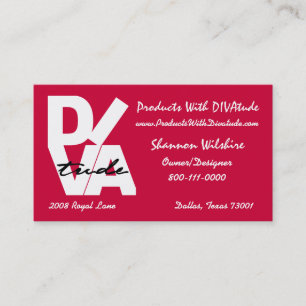 "DIVAtude" Business Card