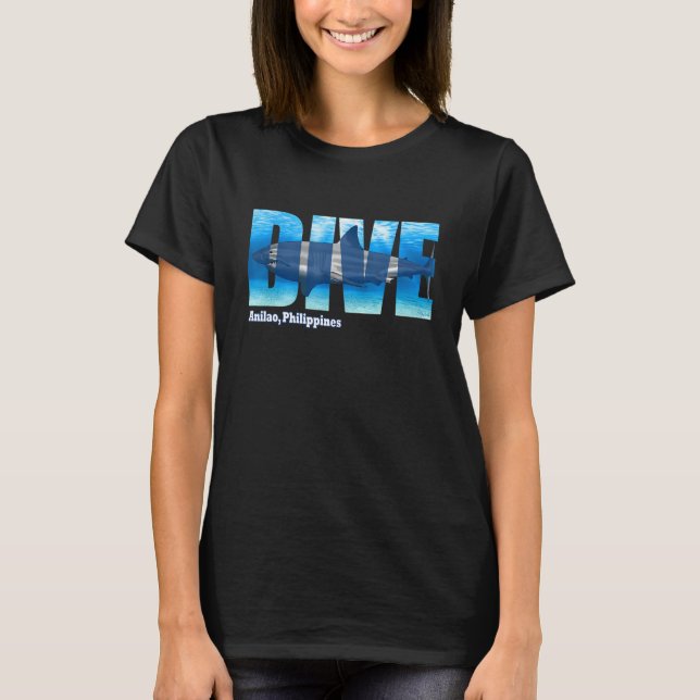 DIVE Anilao SCUBA Diving Snorkeling T-Shirt (Front)