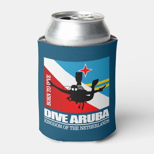 Dive Aruba DF2 Can Cooler (Can Front)