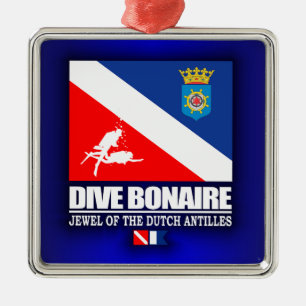 Dive Bonaire Metal Tree Decoration