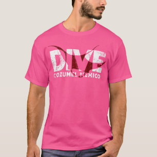 Dive Cozumel Mexico Diver Manta Diving T-Shirt