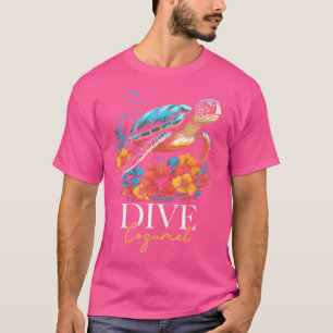 Dive Cozumel Mexico Sea Turtle Scuba Diving Diver T-Shirt