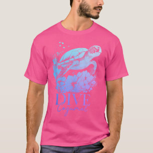 Dive Cozumel Mexico Sea Turtle Scuba Diving Diver T-Shirt