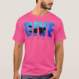 Dive Cozumel Scuba Diving Snorkelling Beach Lover  T-Shirt