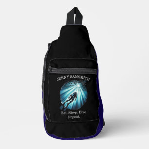 Dive Deep, Live Bold: Scuba Fun! Sling Bag