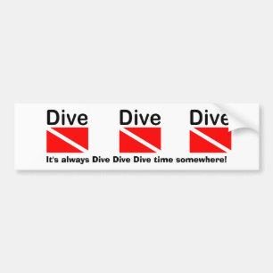 DIVE DIVE DIVE - Bumper Sticker