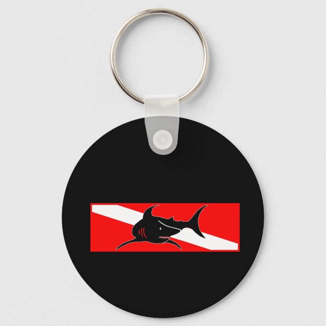 Dive Flag Collection Key Ring (Front)