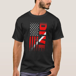 Dive Flag Scuba Diving Aquaholic Scuba Diver 1 T-Shirt