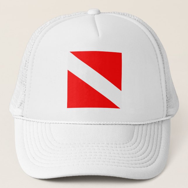 Dive Flag Trucker Hat (Front)