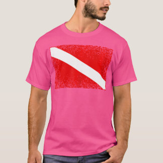 Dive Flag Worn Scuba Diving T-Shirt