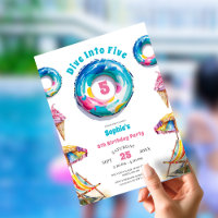 Dive In To Five Summer 5th Birthday Party