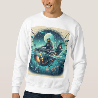  Dive into Adventure with DJ Piloting a Steampunk  Sweatshirt