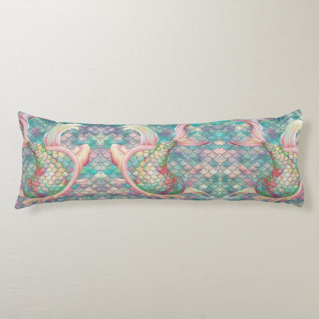 Dive into Dreams Mermaid Net Body Cushion (Front)