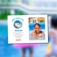 Dive Into Five Summer Birthday Party Photo