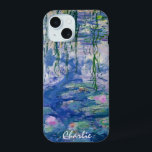Dive into Monet’s Water Lilies! | Customisable iPhone 15 Case<br><div class="desc">Claude Monet’s Water Lilies from 1910 capture shimmer,  light,  and the gentle movement of the pond – classic Impressionist serenity. Personalise with your name or text for a unique touch.</div>