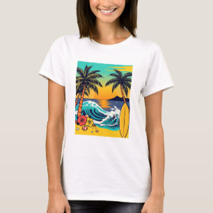 Dive into summer with vibrant beach vibes! T-Shirt