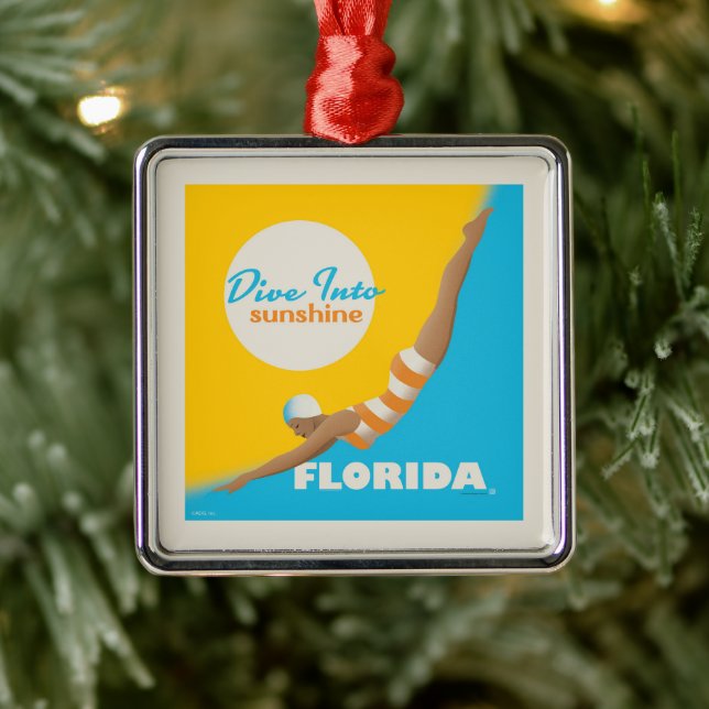 Dive Into Sunshine | Florida Metal Tree Decoration (Tree)