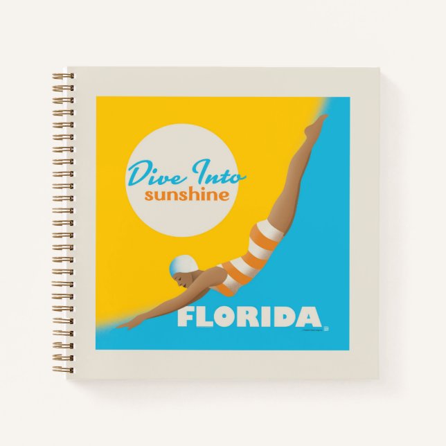 Dive Into Sunshine | Florida Notebook (Front)