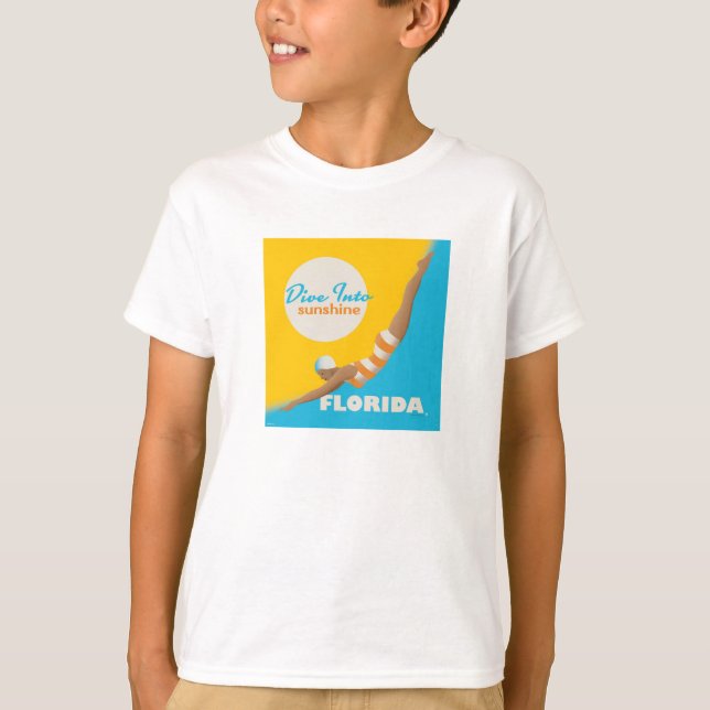 Dive Into Sunshine | Florida T-Shirt (Front)