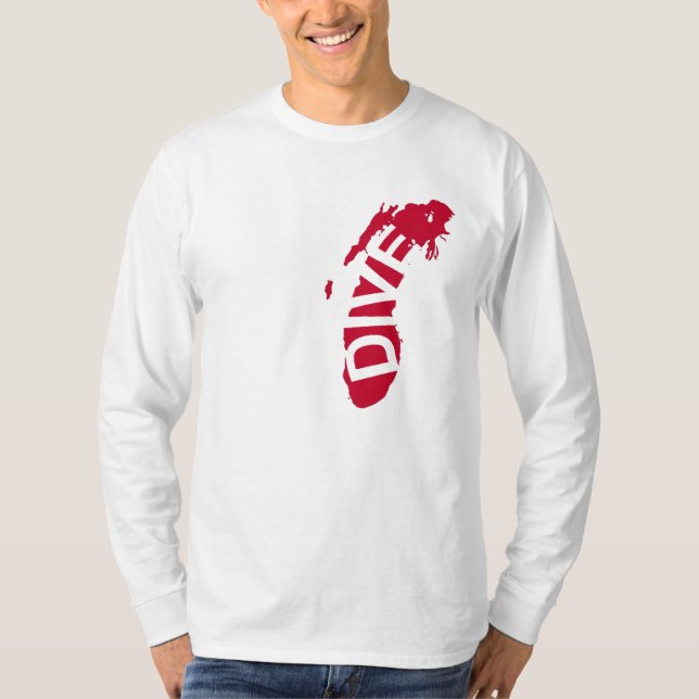 Dive Lake Michigan T-Shirt (Front)