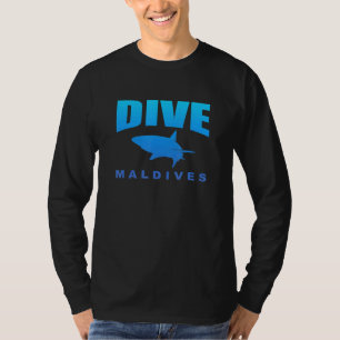 Dive Maldives Scuba Diving In The Maldives Blue T-Shirt
